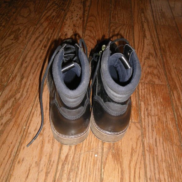 Teen's / Men's Faux Leather Casual Ankle Boots - Picture 4 of 6